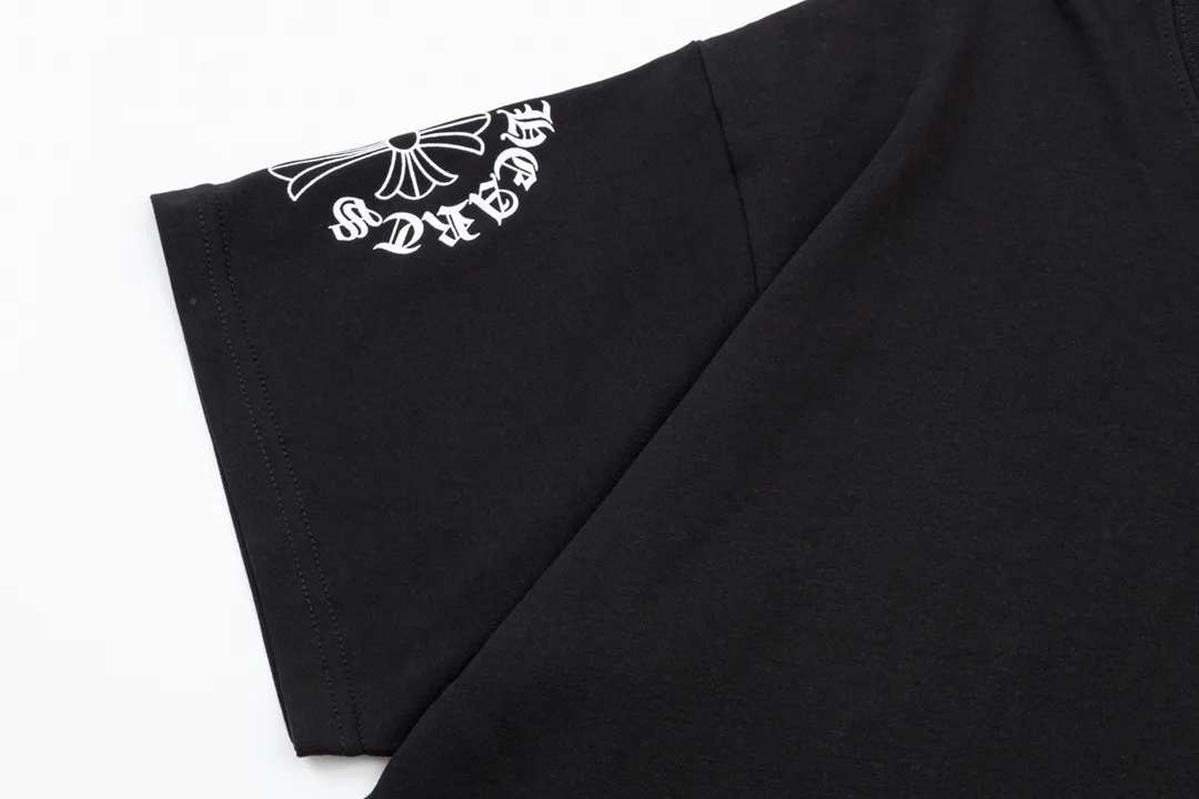 Chrome Hearts/ Logo Same Style T Versatile : Black Size：XS~L